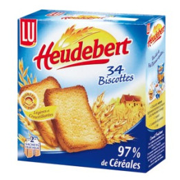 4 Paquets de Heudebert 34 Biscottes 4 x 300 G - Vos courses en ligne livrées à domicile avec ClicMarket
