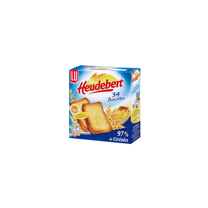 4 Paquets de Heudebert 34 Biscottes 4 x 300 G - Vos courses en ligne livrées à domicile avec ClicMarket