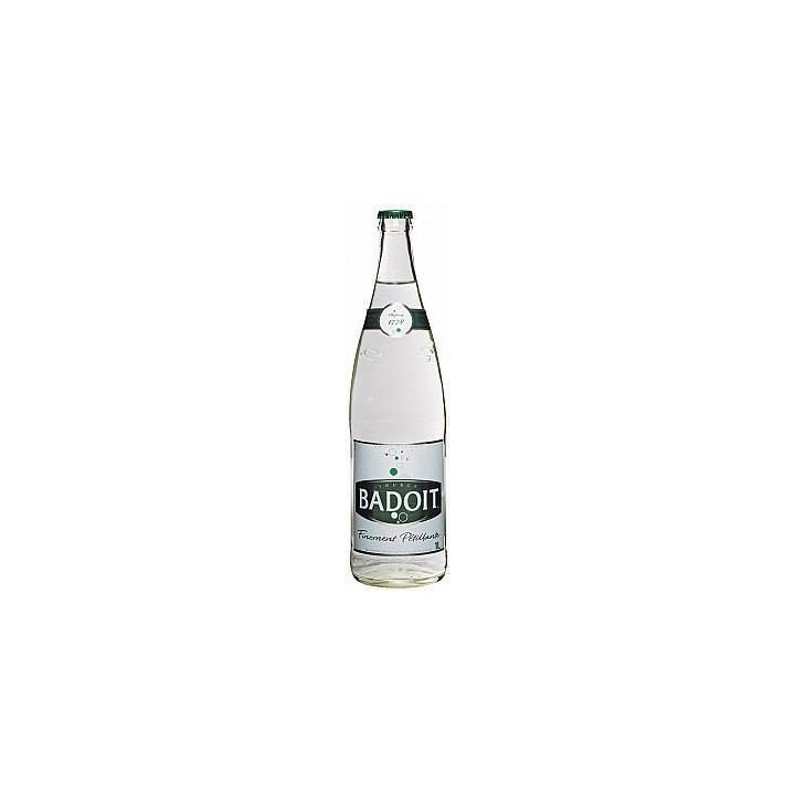 12 Bouteilles d'Eau Gazeuse Badoit Verre Consigné 12 x 1 L - Grossistes boissons, boissons en gros avec ClicMarket