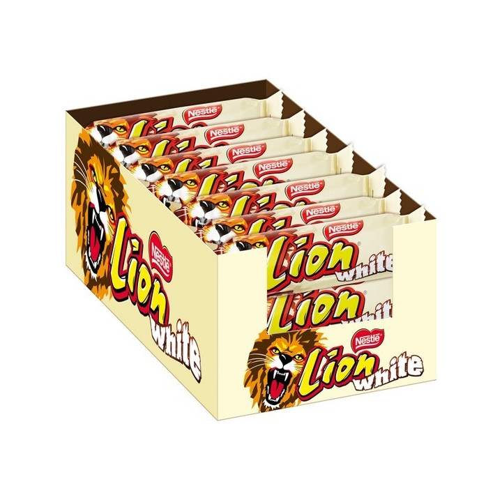 24 Barres Chocolatées Lion White 24 x 42 G - Grossiste alimentaires, boissons en gros avec ClicMarket