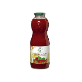 6 Bouteilles en Verre de Jus de Fraise Gilbert 6 x 1 L - Grossiste boissons, boissons en gros avec ClicMarket