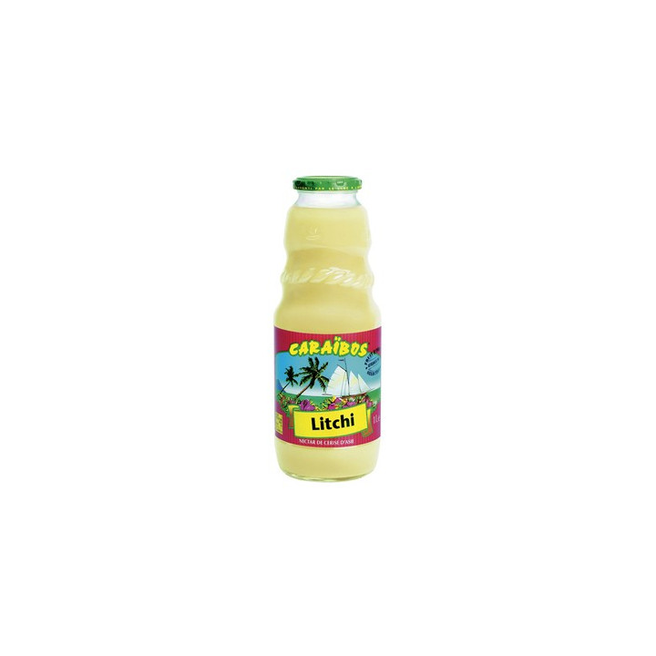 6 Bouteilles de Nectar de Litchi Caraïbos 6 x 1 L - Grossiste boissons, boissons en gros avec ClicMarket