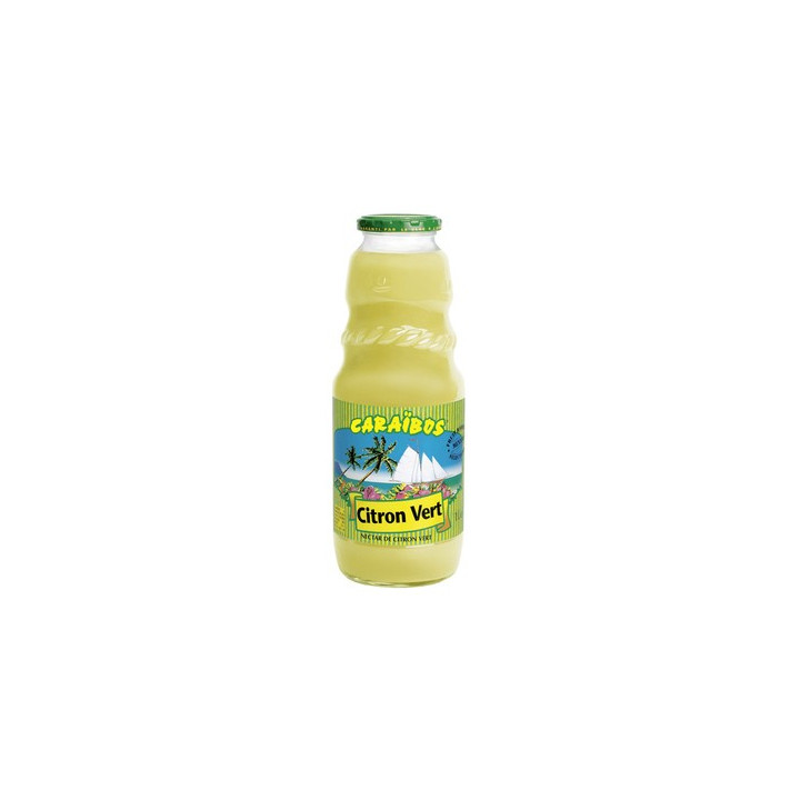 6 Bouteilles de Jus de Citron Vert Caraïbos 6 x 1 L - Grossiste boissons, boissons en gros avec ClicMarket