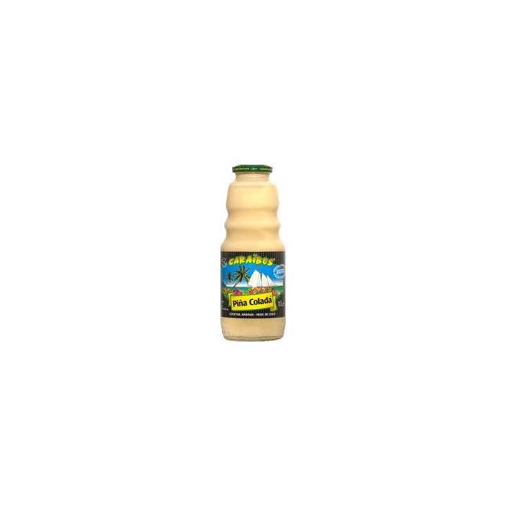 6 Bouteilles de Caraïbos Pina Colada 6 x 1 L - Grossiste boissons, boissons en gros avec ClicMarket