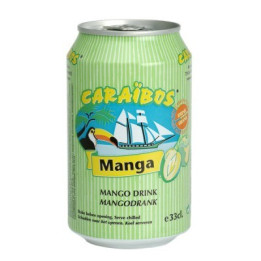 24 Canettes de Caraïbos Goût Mangue 24 x 33 CL - Grossiste boissons, boissons en gros avec ClicMarket