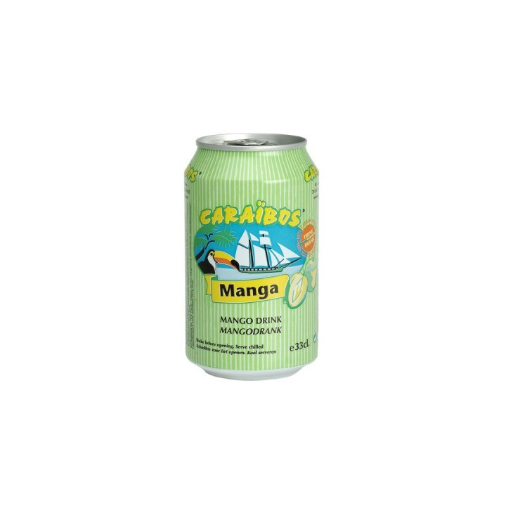 24 Canettes de Caraïbos Goût Mangue 24 x 33 CL - Grossiste boissons, boissons en gros avec ClicMarket