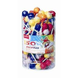 150 Sucettes aux Fruits Jemsa - Grossiste alimentaires, bonbons en gros avec ClicMarket