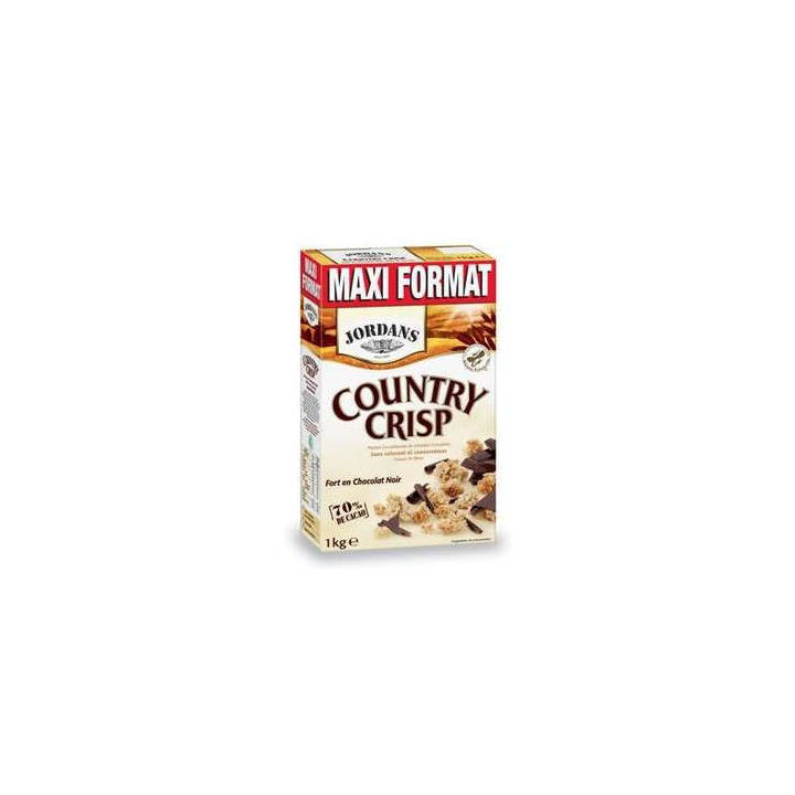 1 Kilo de Country Crisp Chocolat Jordans 1 KG - Grossiste alimentaires, bonbons en gros avec ClicMarket