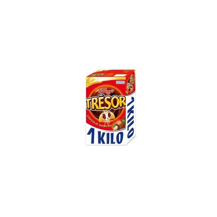 1 Kilo de Trésor Chocolat Noisettes Kellogg's 1 KG - Grossiste alimentaires, bonbons en gros avec ClicMarket