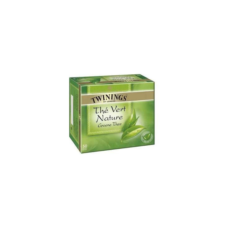 50 Sachets de Thé Vert Nature Twinings - Grossiste boissons, fournisseur de boissons avec ClicMarket