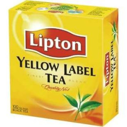 100 Sachets de Thé Yellow Label Lipton - Grossiste boissons, fournisseur de boissons avec ClicMarket