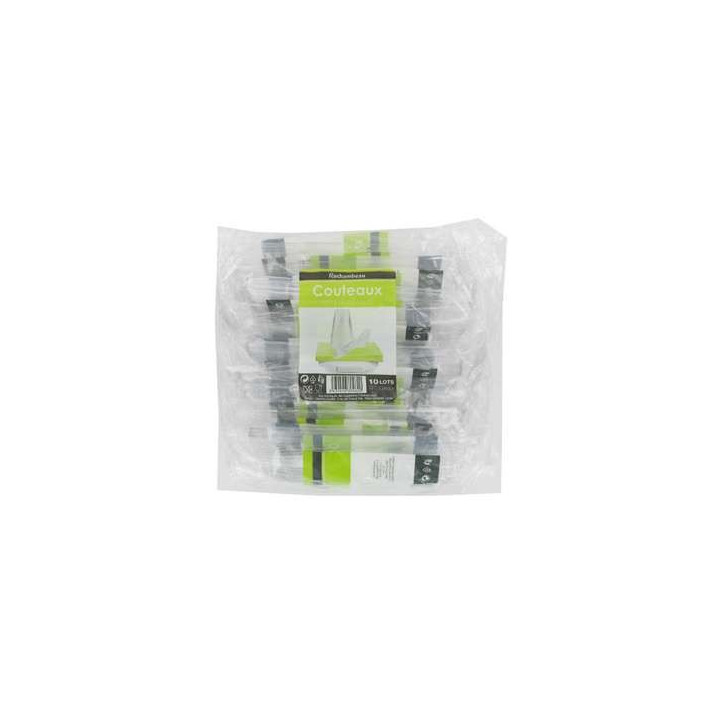 200 Couteaux en Plastique Rochambeau 20 x 10 - Grossiste boissons, fournisseur de boissons, boissons en gros avec ClicMarket