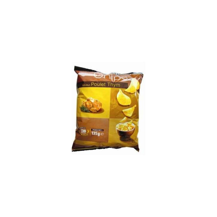 20 Paquets de Chips au Poulet Thym Rochambeau 20 x 135 G - Grossiste alimentaires, chips en gros avec ClicMarket