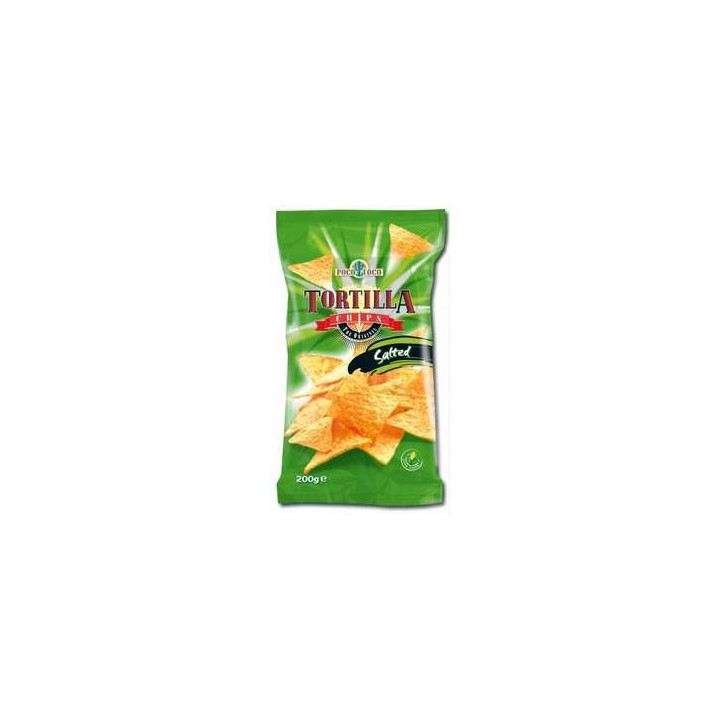 4 Paquets de Tortilla Chips Nature Poco Loco 4 x 200 G - Grossiste alimentaires, chips en gros avec ClicMarket