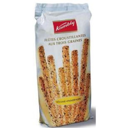6 Sachets de Flûtes aux 3 Graines Kambly 6 x 125 G - Grossiste alimentaires, chips en gros avec ClicMarket