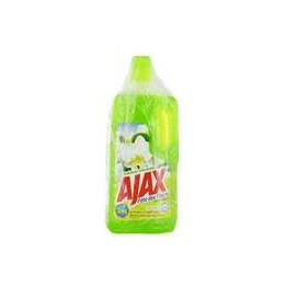 4 Bidons d'Ajax Nettoyant Ménager Fête des Fleurs Vert/Jaune 4 x 1.25 L - Vos courses livrées à domicile avec ClicMarket