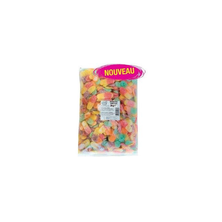 2 Kilos de Bonbons Briquette aux Fruits Lutti - Grossiste alimentaires, bonbons en gros avec ClicMarket