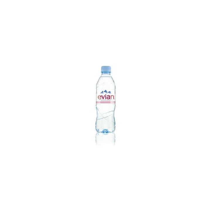 30 Bouteilles d'Evian Eau Minérale Plate 30 x 50 CL - Grossiste boissons, fournisseur de boissons, boissons en gros avec ClicMar