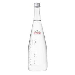 12 Bouteilles d'Eau Evian en Verre 12 x 75 CL - Grossiste boissons, fournisseur de boissons, boissons en gros avec ClicMarket