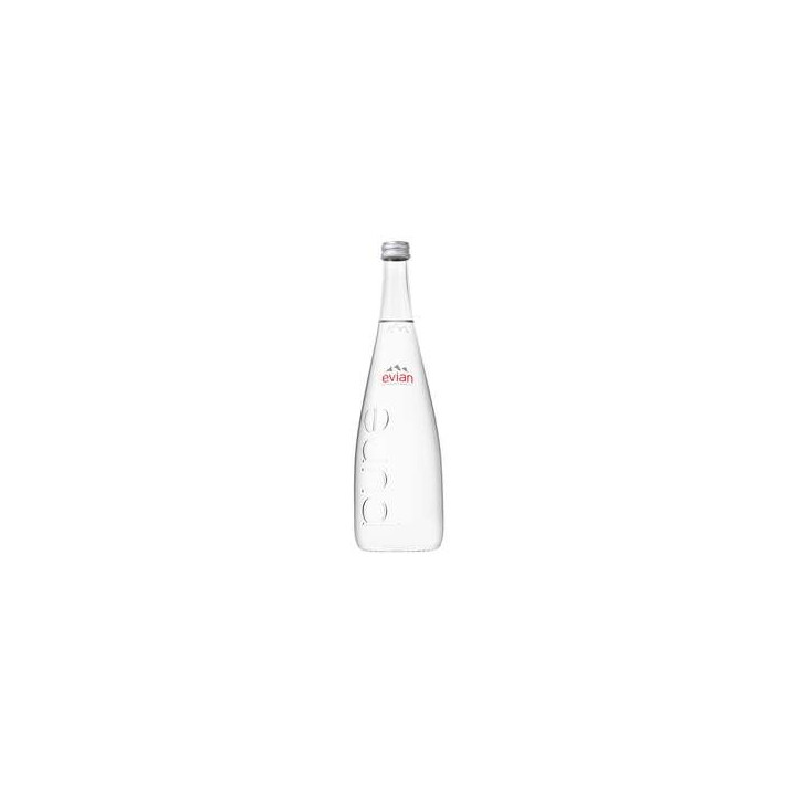 12 Bouteilles d'Eau Evian en Verre 12 x 75 CL - Grossiste boissons, fournisseur de boissons, boissons en gros avec ClicMarket