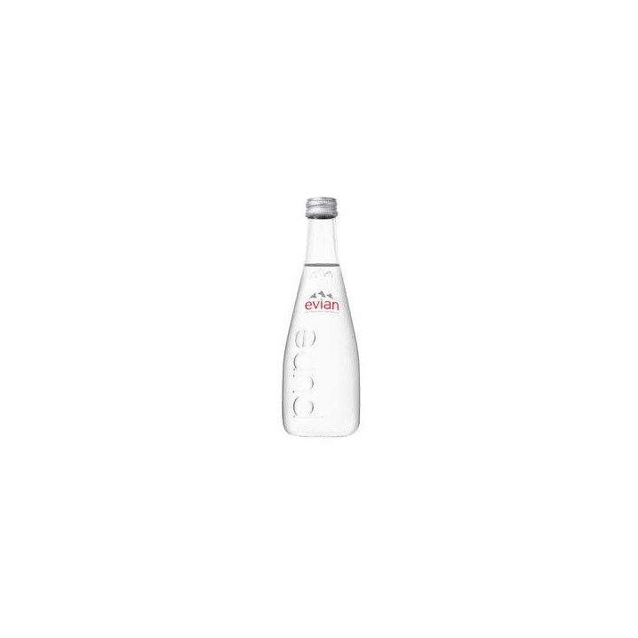 20 Bouteilles d'Eau Evian en Verre 20 x 33 CL - Grossiste boissons, fournisseur de boissons, boissons en gros avec ClicMarket