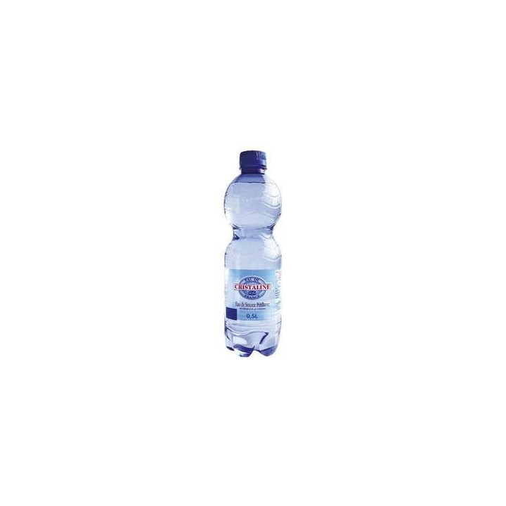 24 Bouteilles d'Eau Gazeuse Cristaline 24 x 50 CL - Fournisseur de boissons, Grossiste Boissons