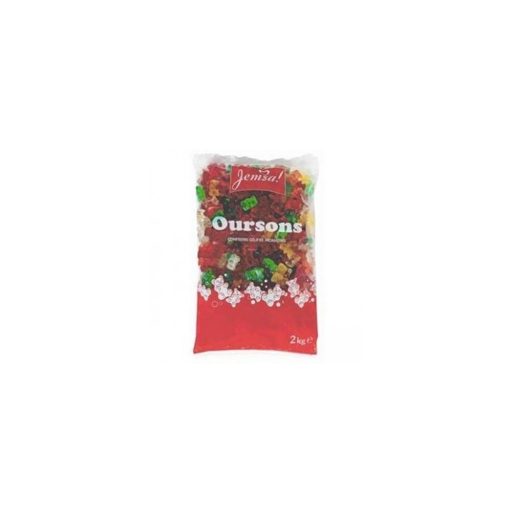 2 Kilos de Bonbons Oursons Jemsa - Grossiste alimentaires, bonbons en gros avec ClicMarket