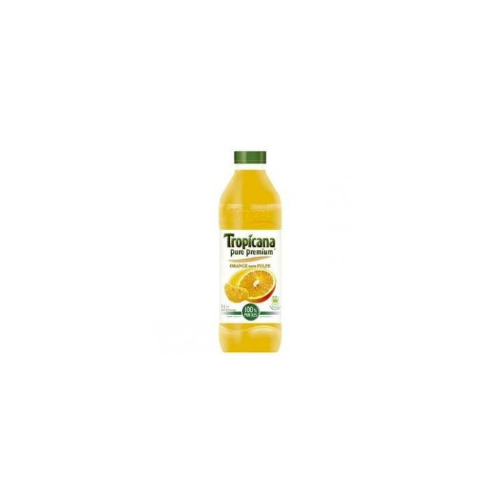 6 Bouteilles de Tropicana Orange Sans Pulpe 6 x 1 L - Grossiste boissons, fournisseur de boissons