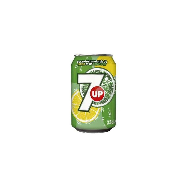 24 Canettes de Seven Up 24 x 33 CL - Grossiste boissons, boissons en gros avec ClicMarket