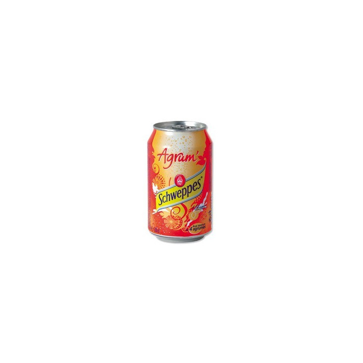 24 Canettes de Schweppes Agrumes 24 x 33 CL - Grossiste boissons, fournisseur de boissons, boissons en gros