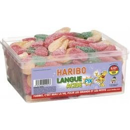 105 Bonbons Langue Acide Haribo - Bonbons en gros livrés à domicile avec ClicMarket