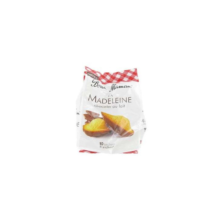 10 Madeleines au Chocolat au Lait Bonne Maman 300 G - Grossiste alimentaires, biscuits en gros avec ClicMarket