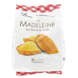 12 Madeleines au Beurre Frais Bonne Maman 300 G - Grossiste alimentaires, biscuits en gros avec ClicMarket