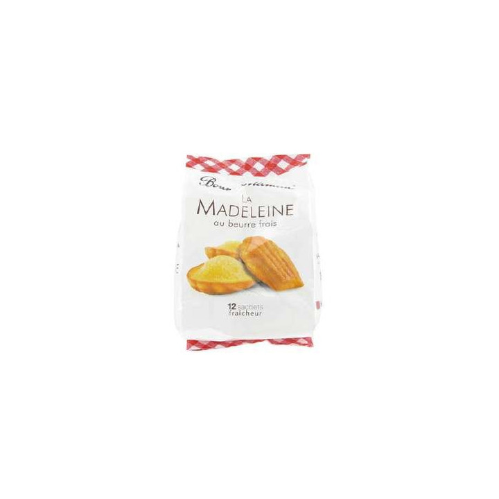 12 Madeleines au Beurre Frais Bonne Maman 300 G - Grossiste alimentaires, biscuits en gros avec ClicMarket