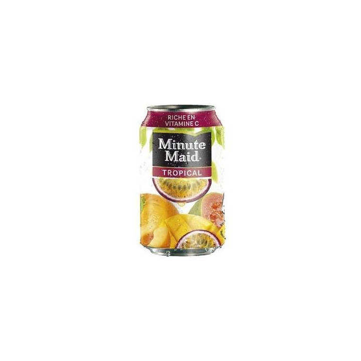 24 Canettes de Minute Maid Tropical 24 x 33 CL - Grossiste boissons, boissons en gros avec ClicMarket