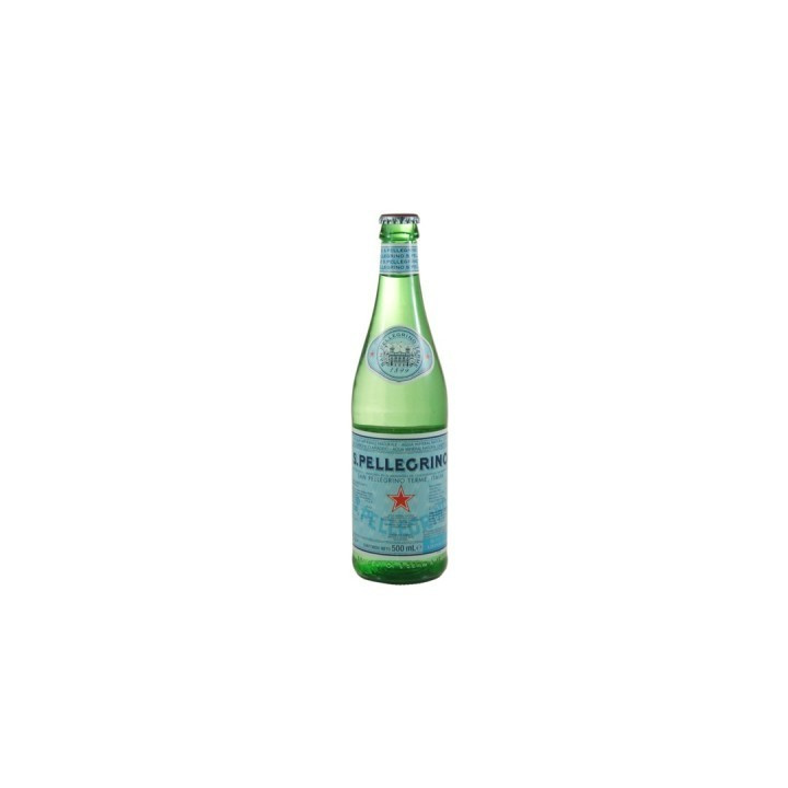 20 Bouteilles d'Eau Gazeuse San Pellegrino Verre Consigné 20 x 50 CL - Grossistes boissons, boissons en gros avec ClicMarket
