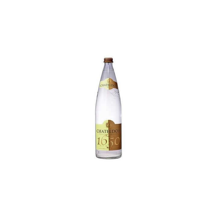 12 Bouteilles d'Eau Gazeuse en Verre Chateldon 12 x 75 CL - Grossiste boissons, fournisseur de boissons