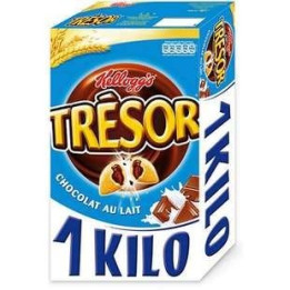 1 Kilo de Trésor Chocolat au Lait Kellogg's 1KG - Grossiste alimentaires, bonbons en gros avec ClicMarket