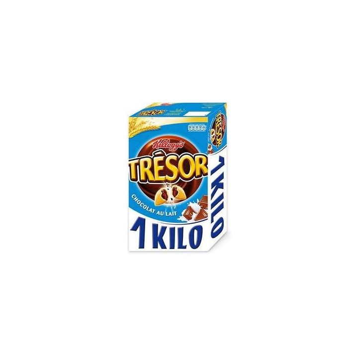 1 Kilo de Trésor Chocolat au Lait Kellogg's 1KG - Grossiste alimentaires, bonbons en gros avec ClicMarket