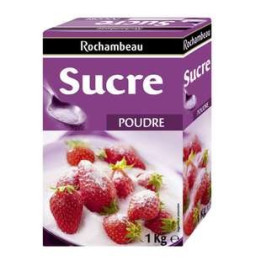 6 Paquets de Sucres en Poudre Rochambeau 6 x 1 KG - Grossiste alimentaires, biscuits en gros avec ClicMarket
