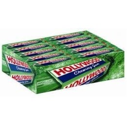 20 Paquets de Chewing-gum Hollywood Chlorophylle - Bonbons en gros, chewing-gum en gros, avec ClicMarket