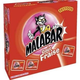200 Malabar Goût Fraise - Grossiste alimentaires, bonbons en gros avec ClicMarket