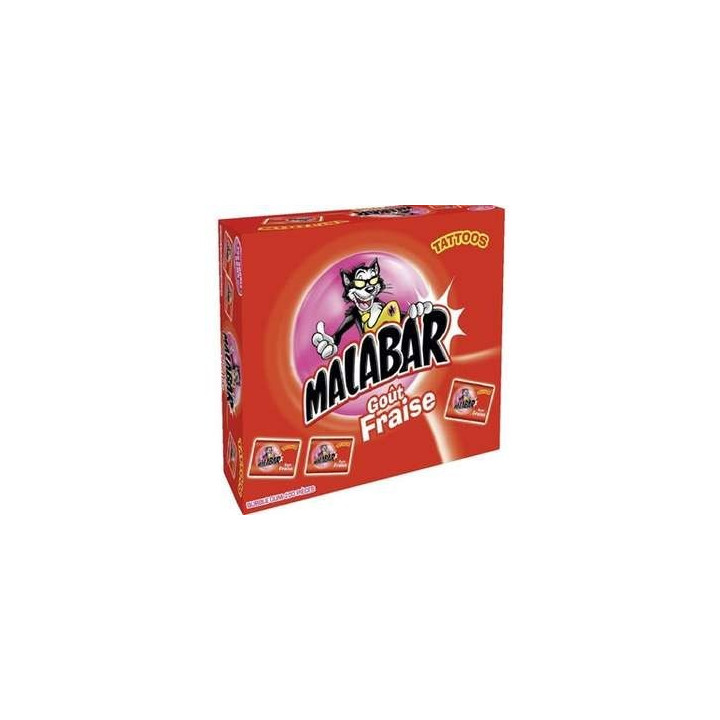 200 Malabar Goût Fraise - Grossiste alimentaires, bonbons en gros avec ClicMarket