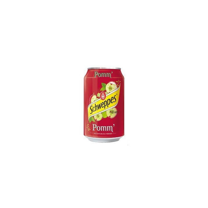 24 Canettes de Schweppes Pomm' 24 x 33 CL - Grossistes boissons, boissons en gros avec ClicMarket