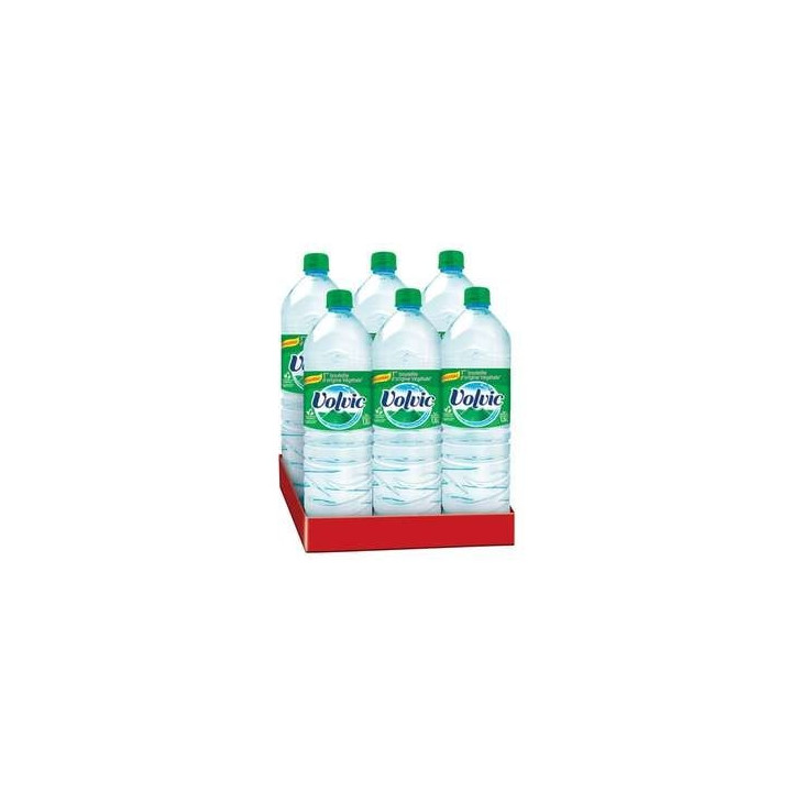 6 Bouteilles d'Eaux Volvic 6 x 1.5 L - Grossiste boissons, fournisseur de boissons, boissons en gros avec ClicMarket