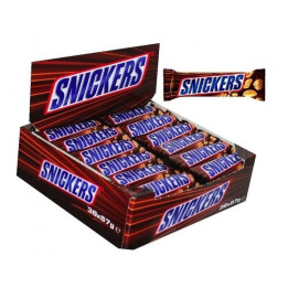 32 Barres Chocolatées de Snickers 32 x 50 G - Vos courses en ligne livrées à domicile avec ClicMarket