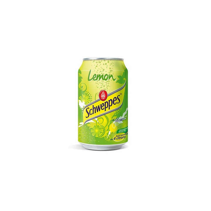 24 Canettes de Schweppes Lemon 33 CL - Vos courses en ligne livrées à domicile avec ClicMarket
