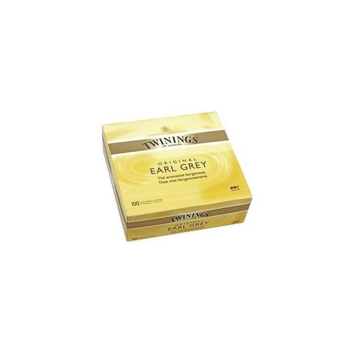 100 Sachets de Thé Earl Grey Twinings - Grossiste boissons, fournisseur de boissons avec ClicMarket