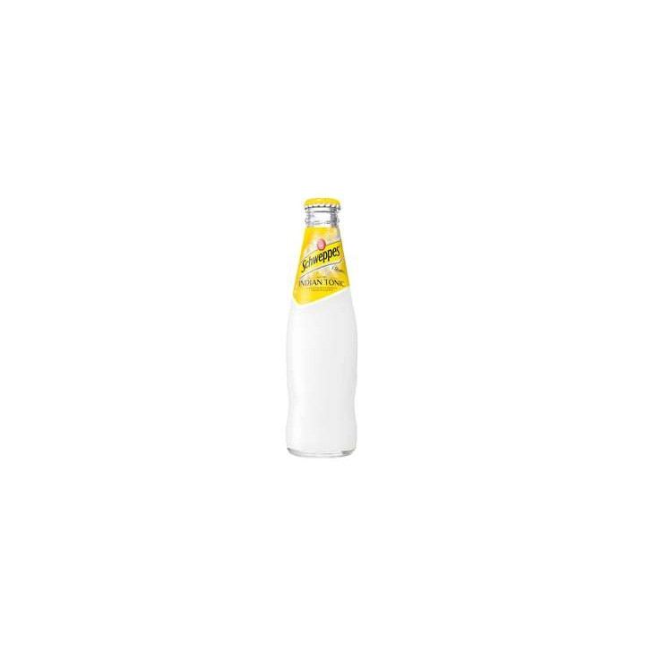 24 Bouteilles en Verre de Schweppes Indian Tonic 24 x 25 CL - Fournisseur de boissons, Grossiste Boissons, Boissons en gros