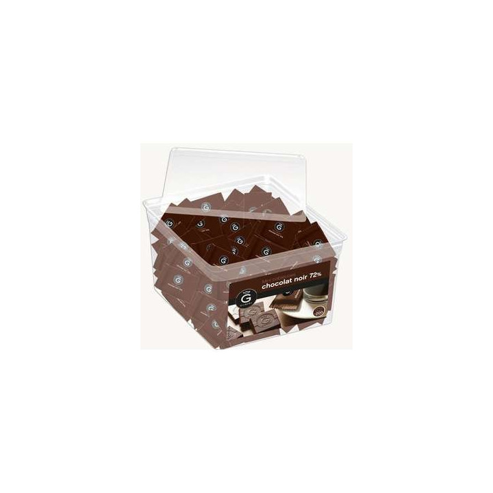 100 Mini Tablettes Chocolat Noir Fêves de Cacao Gilbert 100 x 5 G - Grossiste alimentaires, bonbons en gros avec ClicMarket